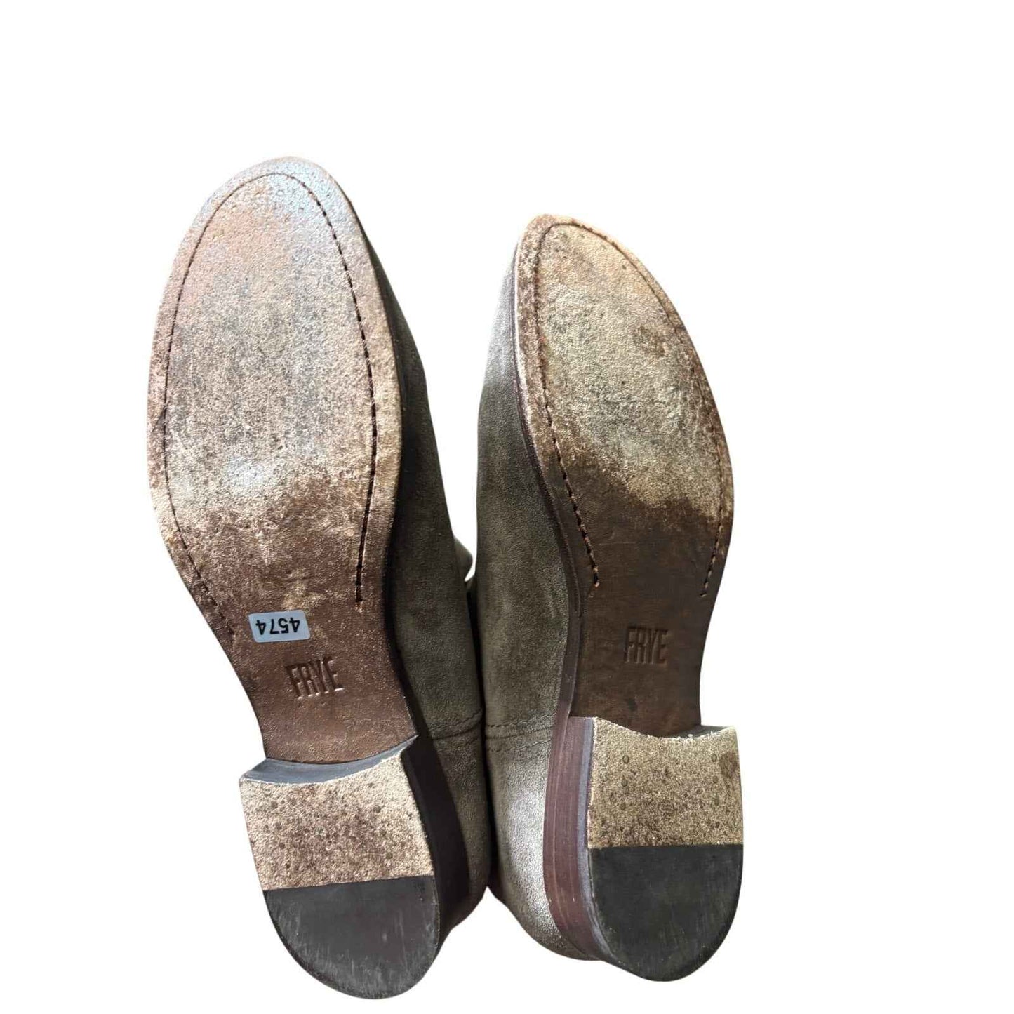 Frye Brown Suede Mid Calf Pull On Boot Sz 8.5