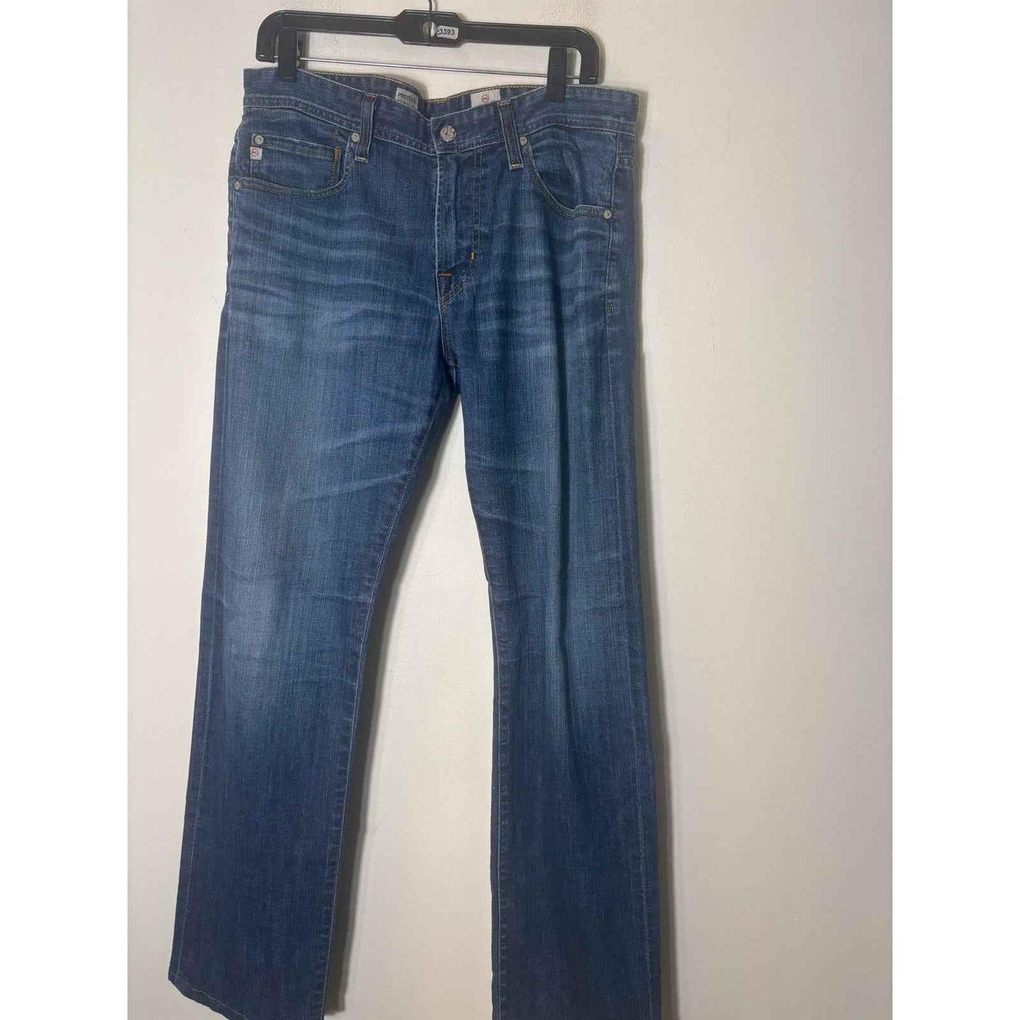 Men's AG "Protege Straight Leg" Vintage Wash Jeans Sz 33