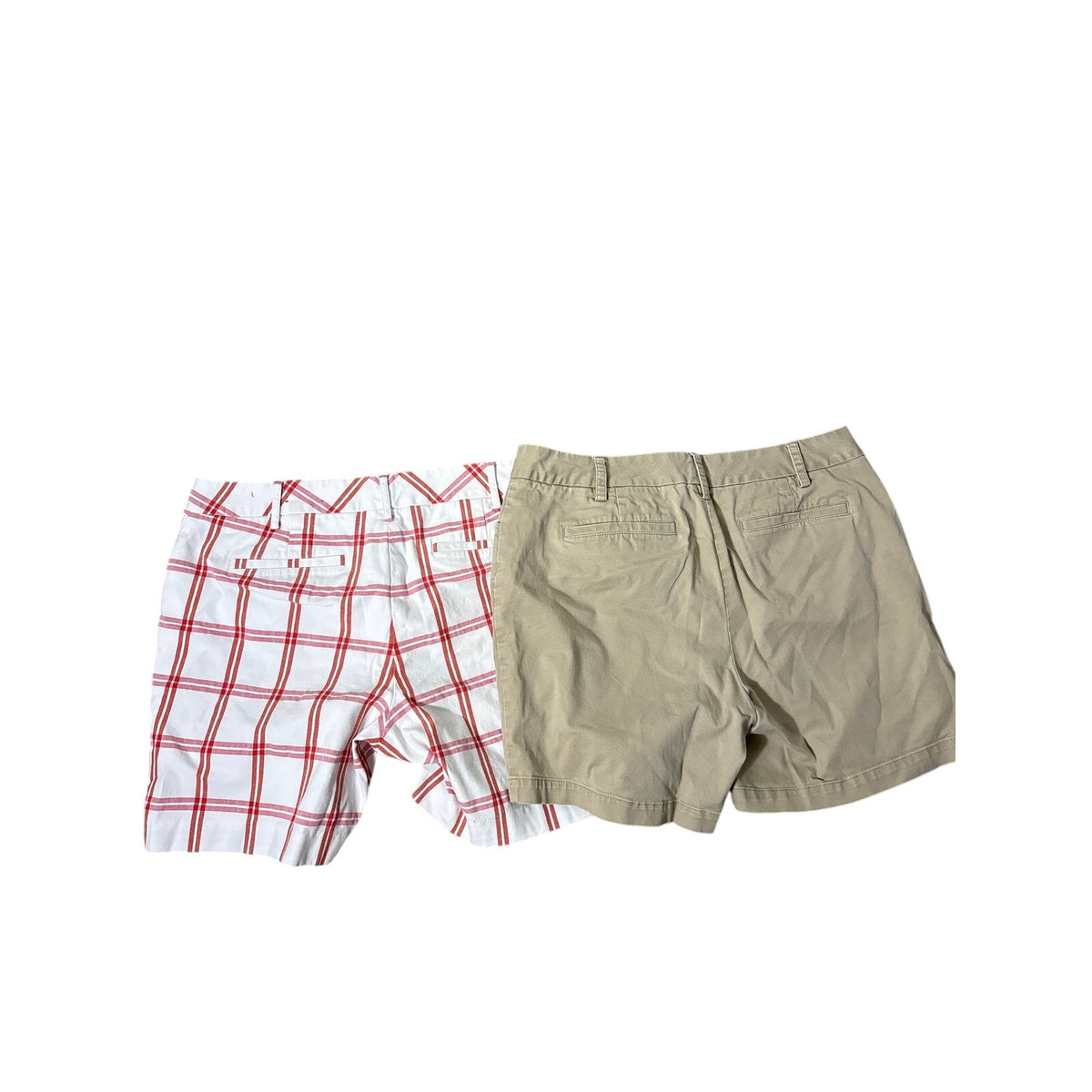 Woman's Bundle of 2 Land's End Cotton Shorts Sz 12