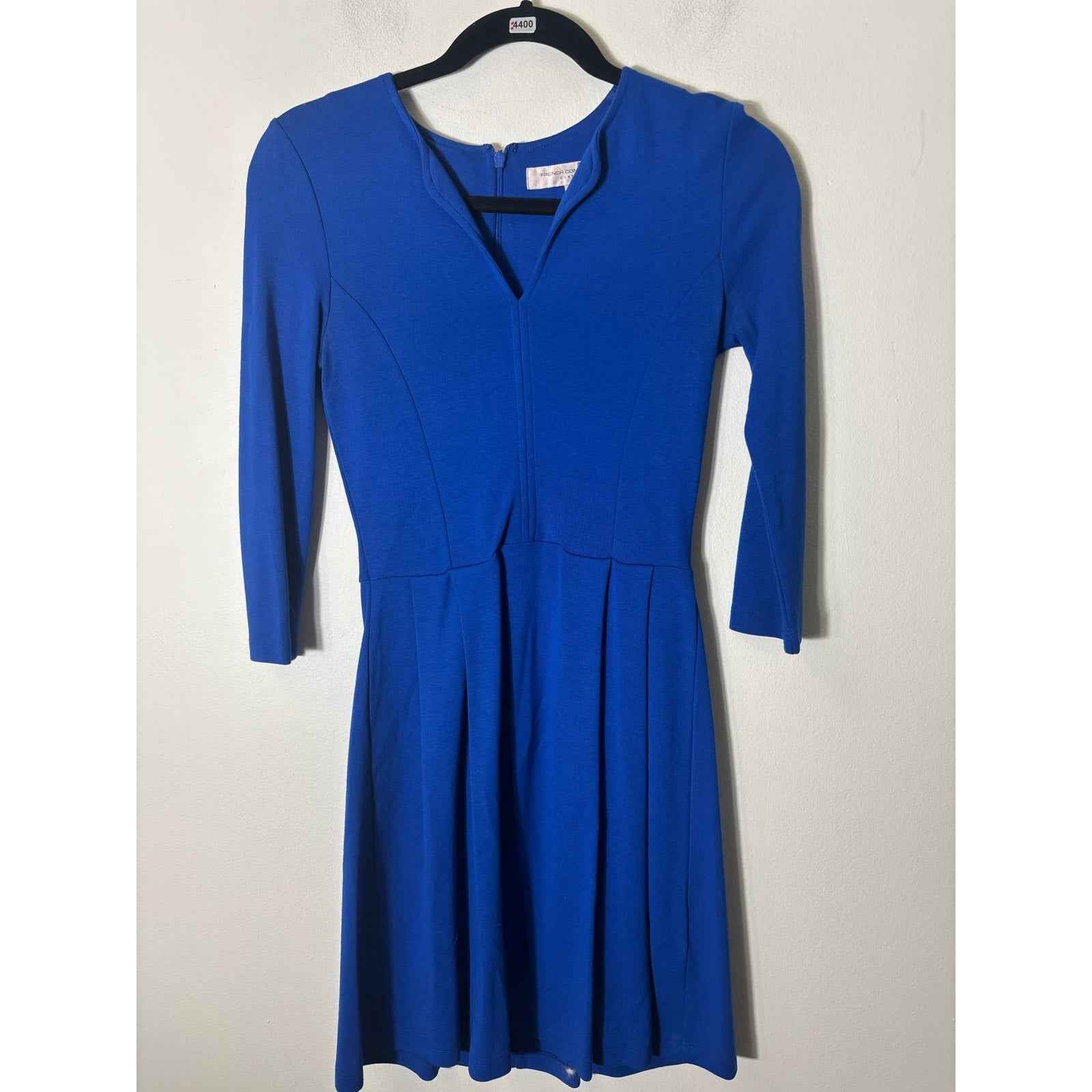 French Connection Classic Long Sleeve Knee Length Dress Sz 2