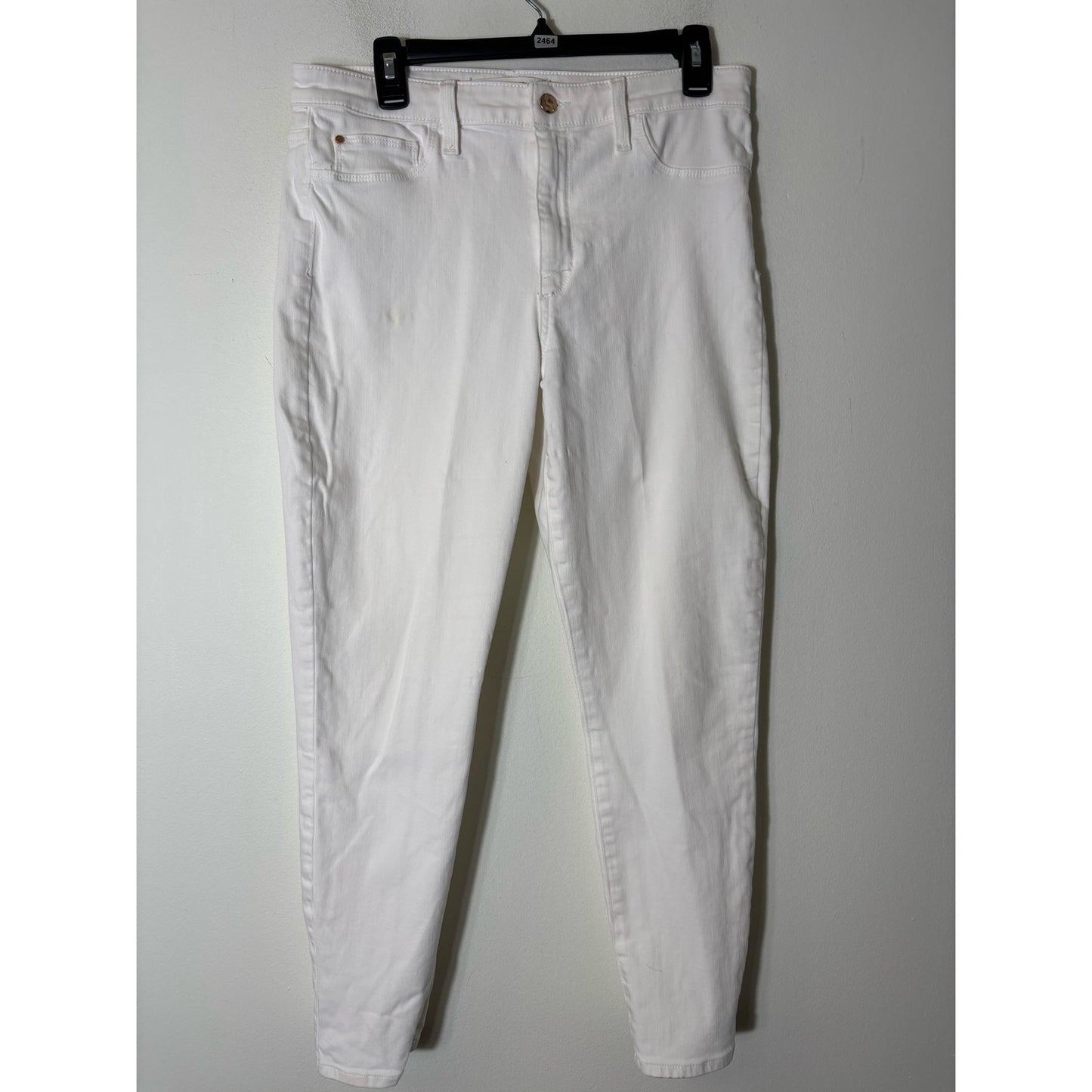Joe's Jeans White "The Charlie" Highrise Skinny Ankle Sz 30