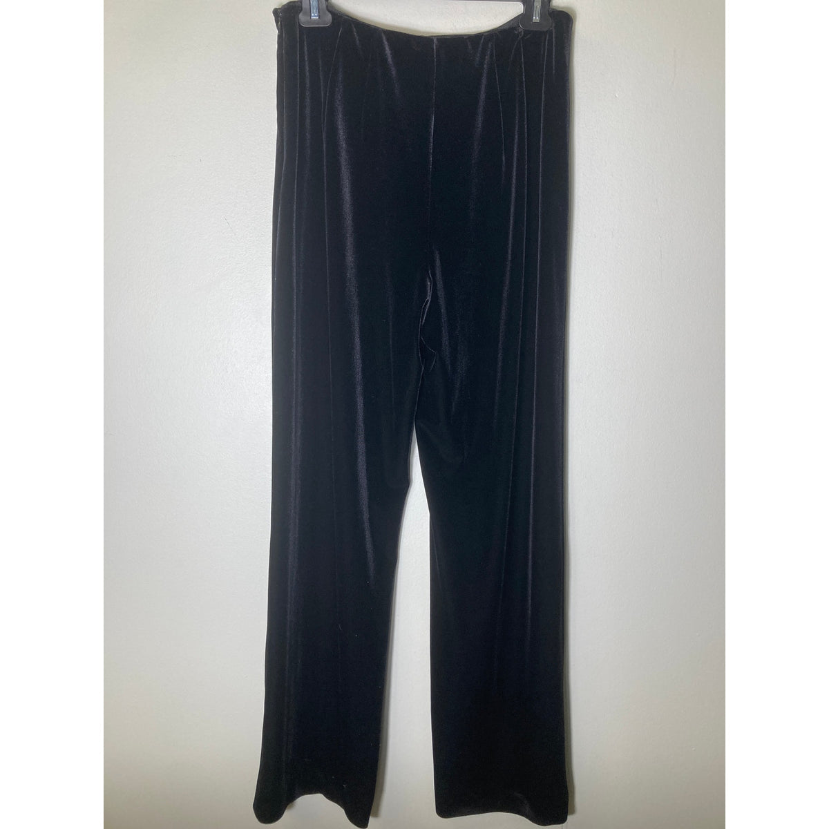 Worth Black Velour Side Zip Holiday or Special Occasion Pants Sz 8