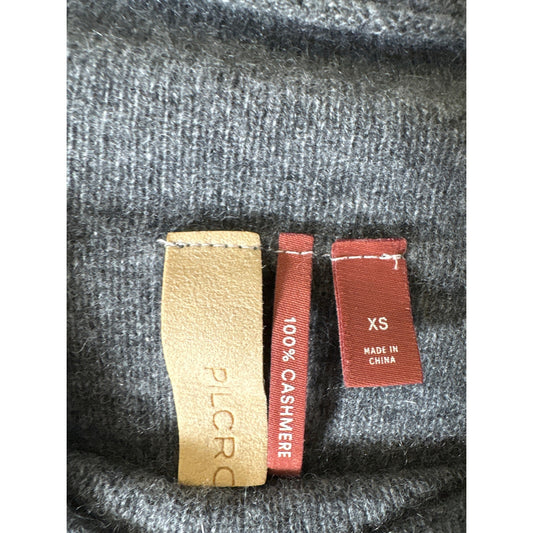 Pilcro Gray Cashmere Long Sleeve Sweater Top Sz S
