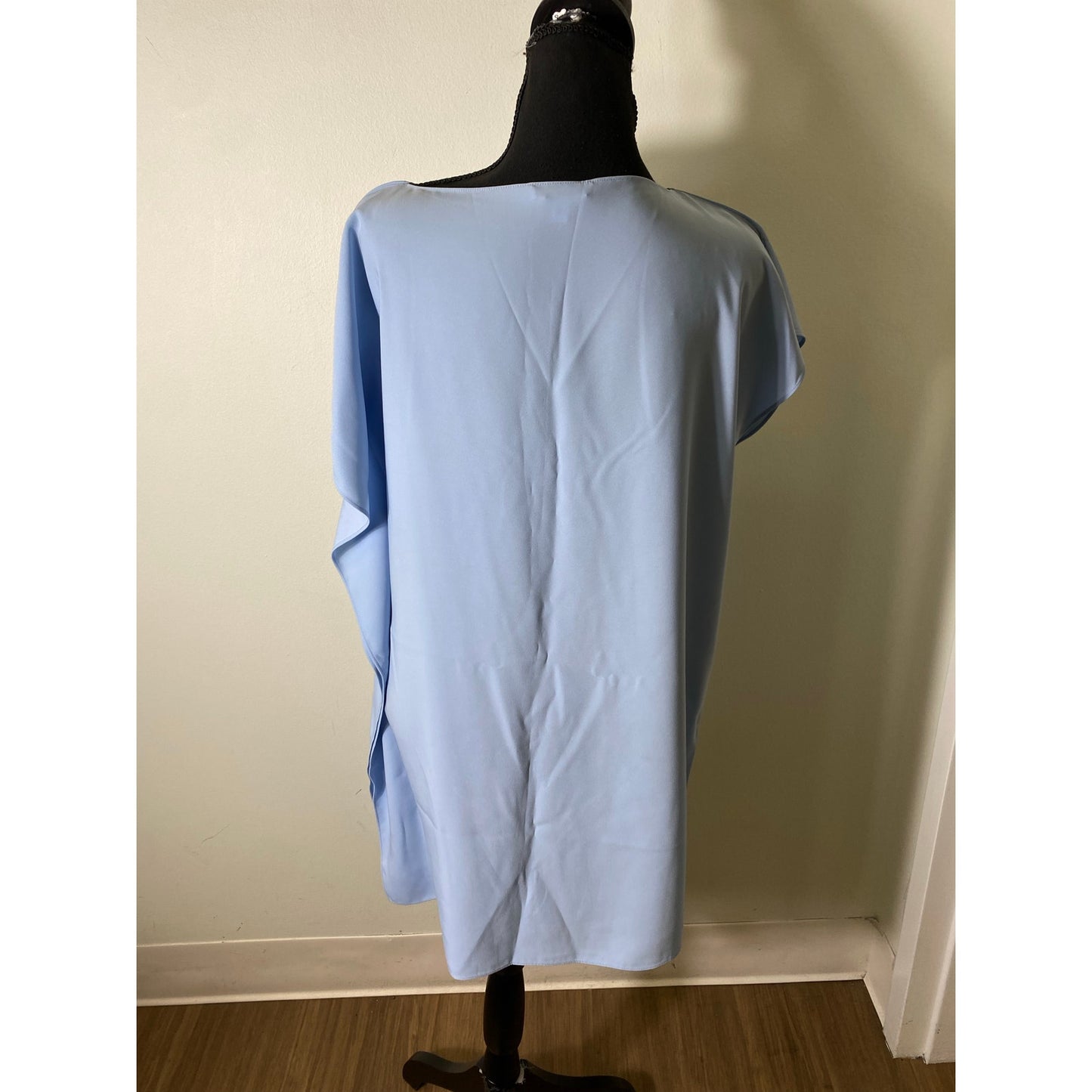 Anna Cate Light Blue Split Sleeve Knee Length Dress Sz XS