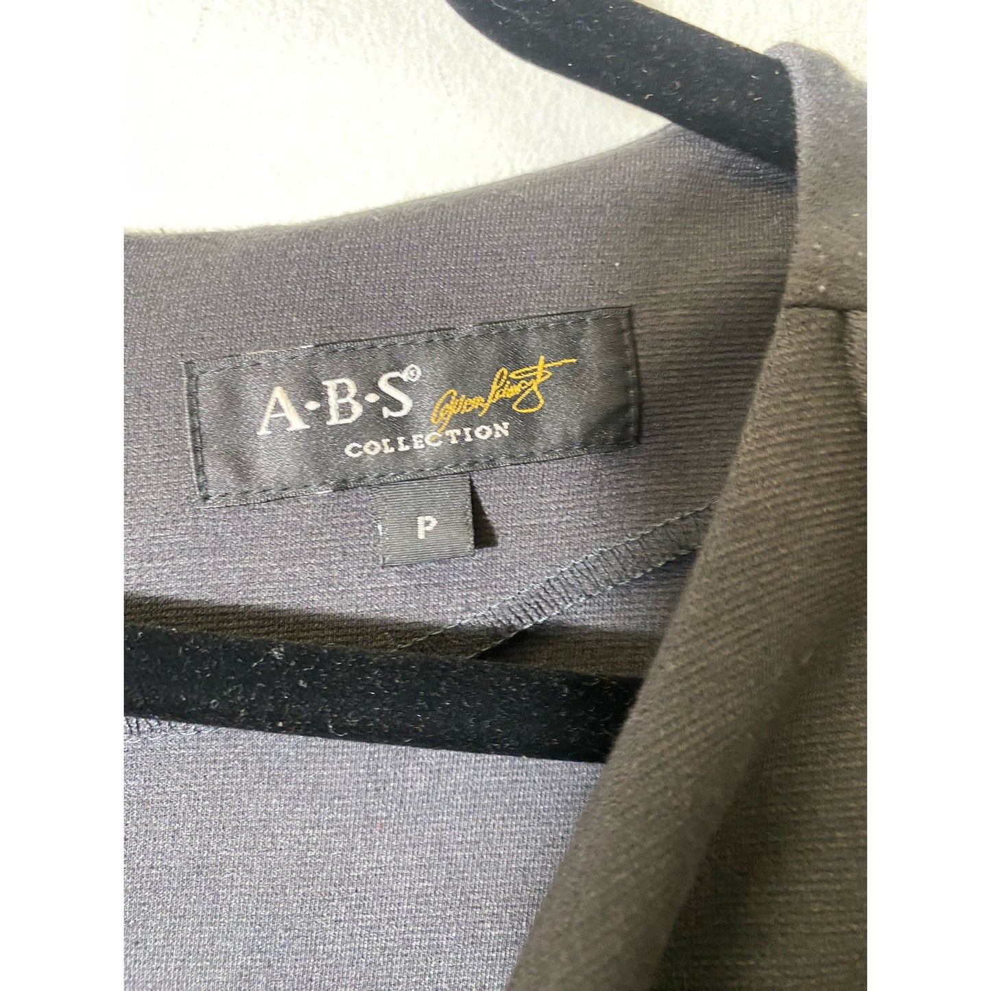 A.B.S. Collection Charcoal Black Knee Length Dress Sz P