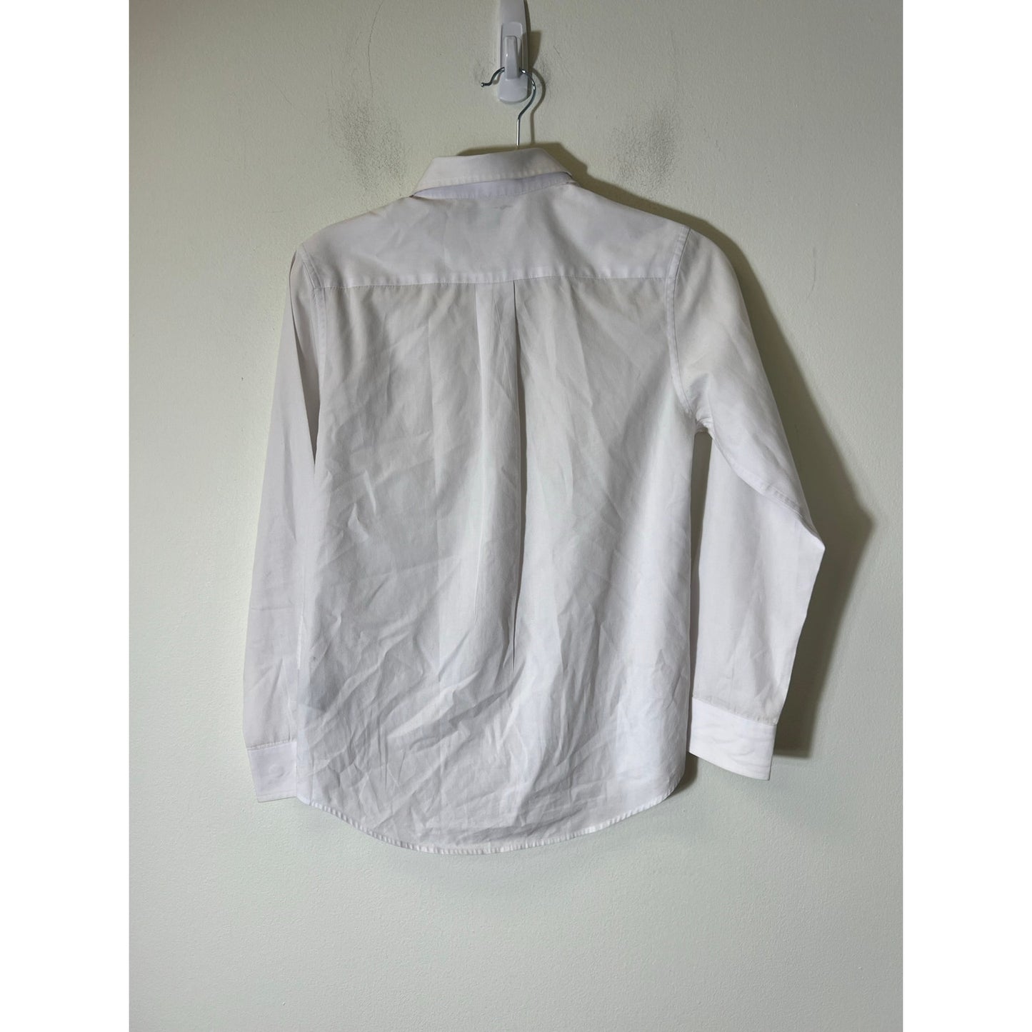 Ralph Lauren Boys White Long Sleeve Button Down Shirt 14