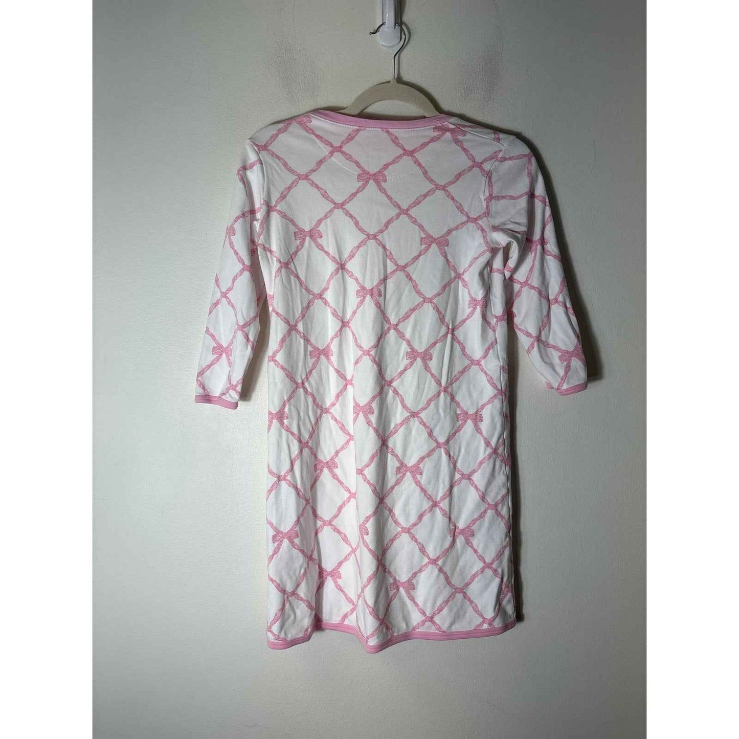 Womens Beaufort Bonnet Company Pink Bow Nightgown Sz XS