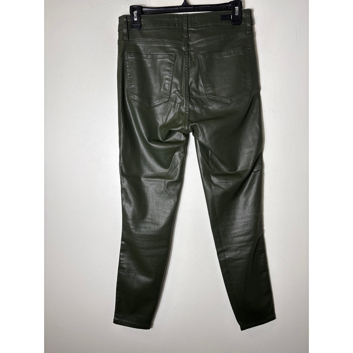 Kut Green Faux Leather Pants Sz 4
