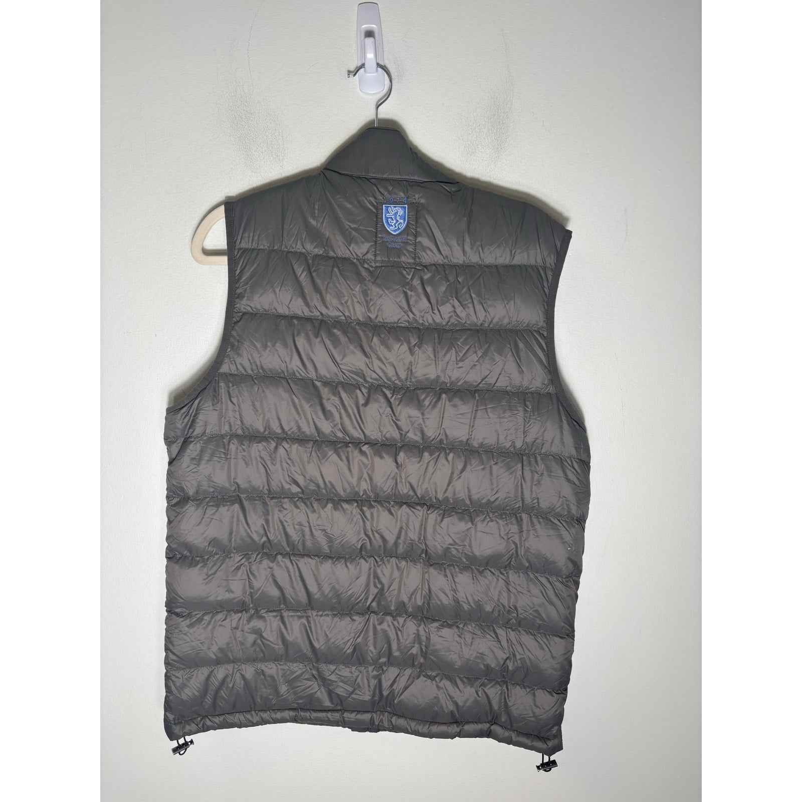 Men's Linksoul Gray Puffer Nylon Vest Sz S
