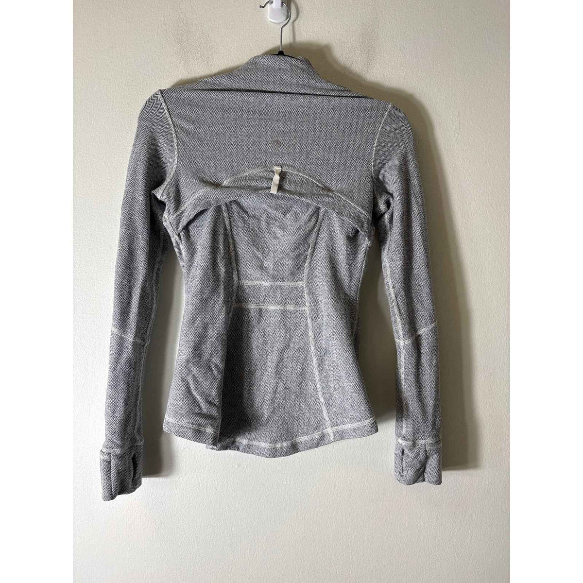 Lululemon Black and White Hounds Tooth Athleisure Jacket Sz 4