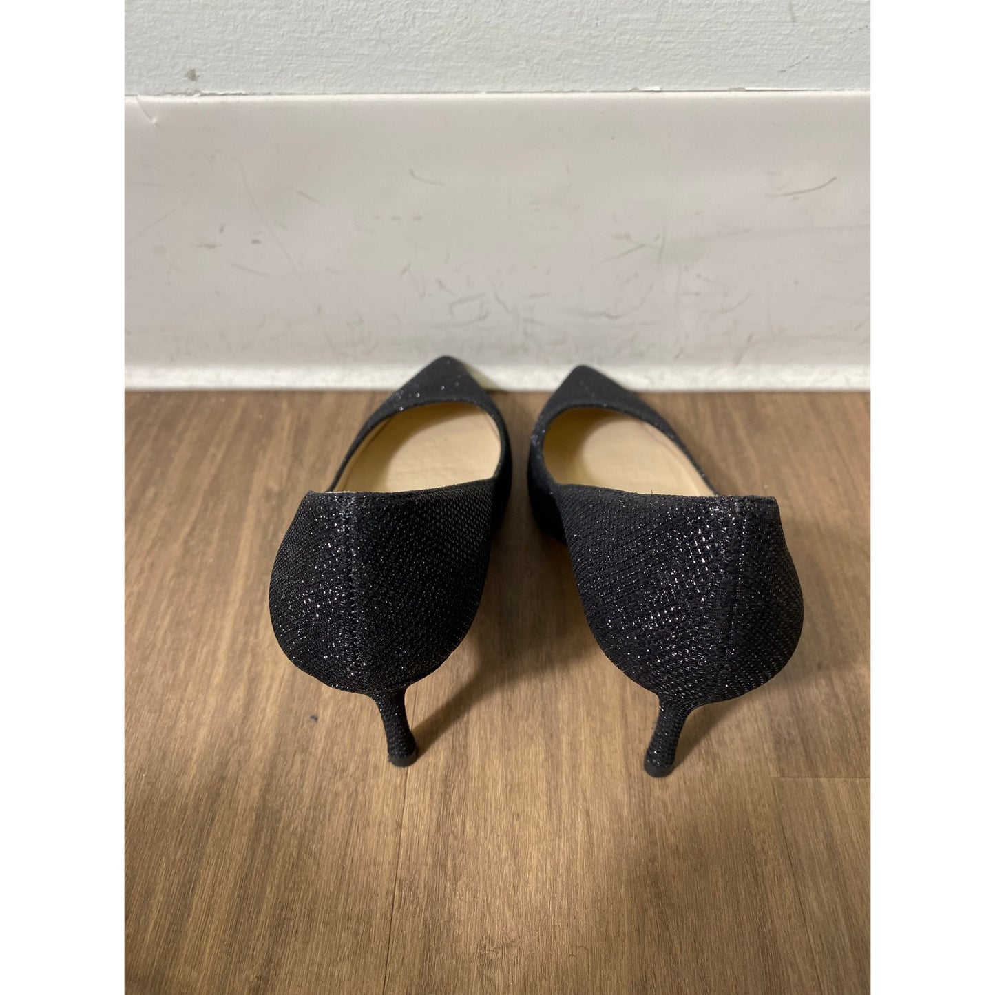 L.K. Bennett Black Shimmery Pumps Sz 36 (5.5)