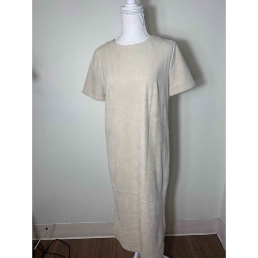 Marie Oliver Faux Suede Midi Dress Sz XS