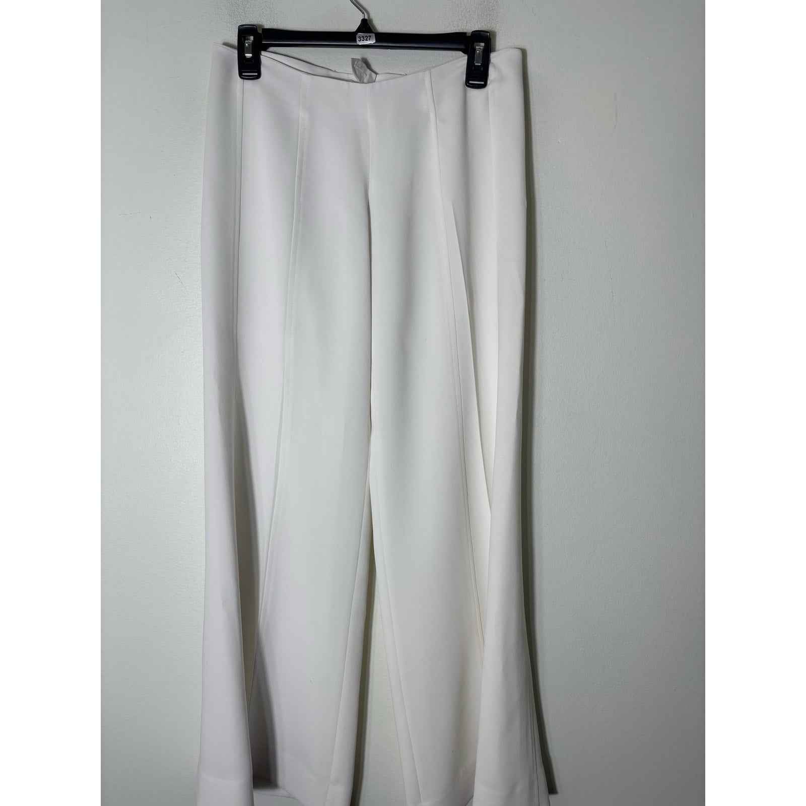 Yansi Fugel Off White Wide Leg Flowy Dressy Pants Sz 2