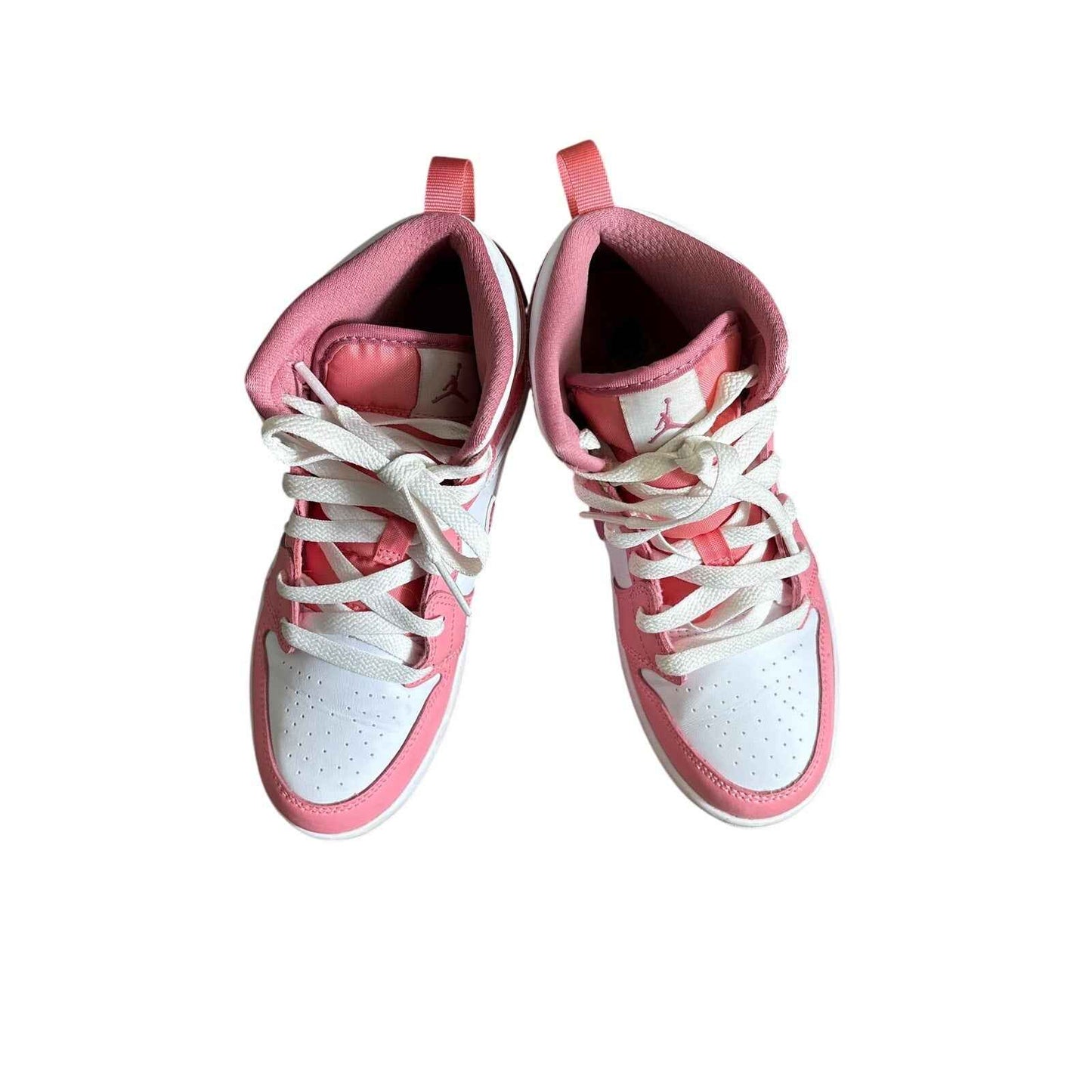 Girls Nike Air Jordan Pink High Tops Sz 2.5
