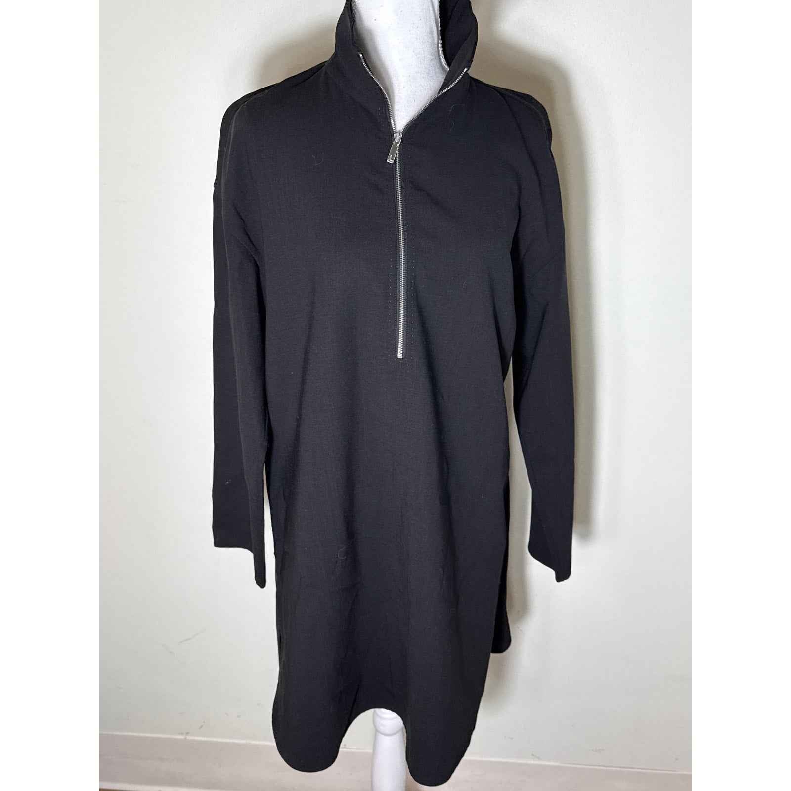 Lafayette 148 Black Shift Dress Sz M