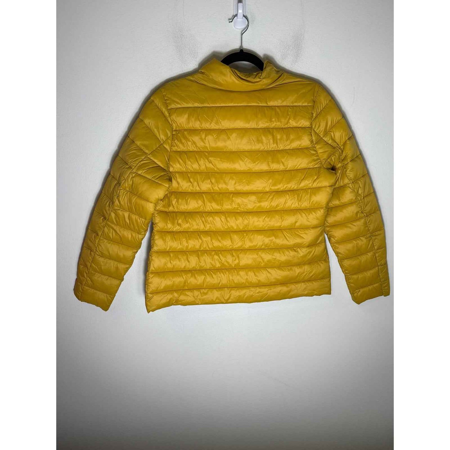 Alysh Marigold Yellow Portable Woman's Puffer Jacket Sz M