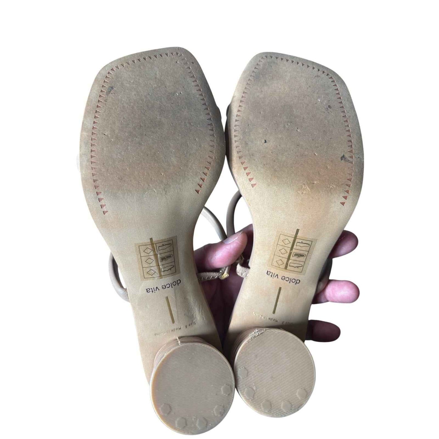 Dolce Vita Noles Cafe Two Strap Sandals Sz 8