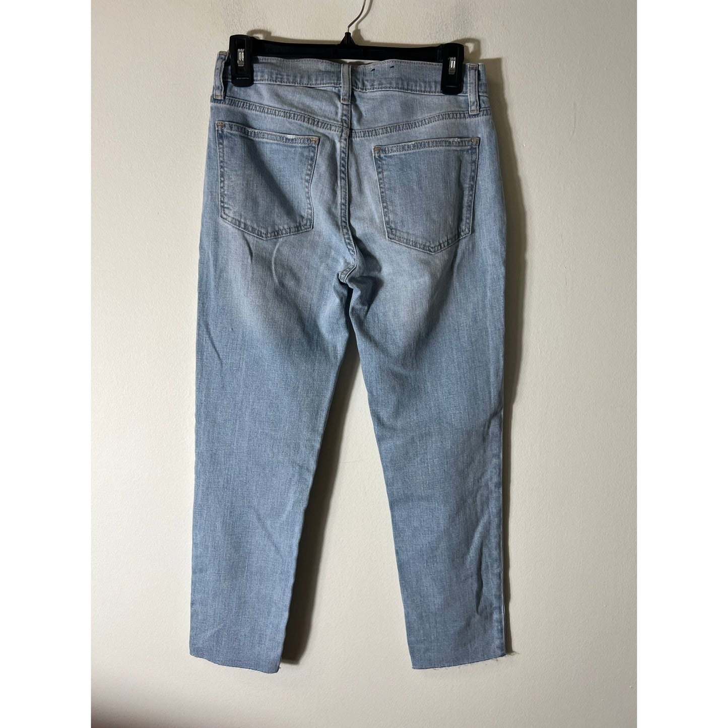 Gap Girlfriend Light Blue Jean Mid Rise Sz 25