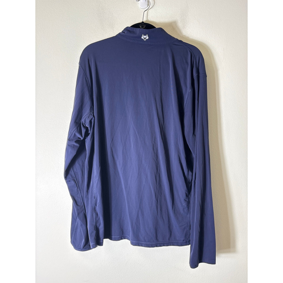 Men's Greyson Navy Blue Long Sleeve Quarter Zip Pullover Sz L