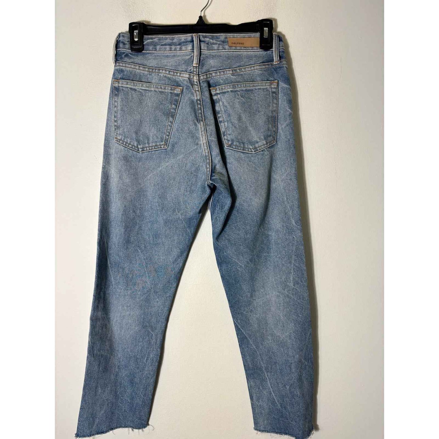 GRLFRND Helena Frayed Hem Ankle Jeans Sz 25