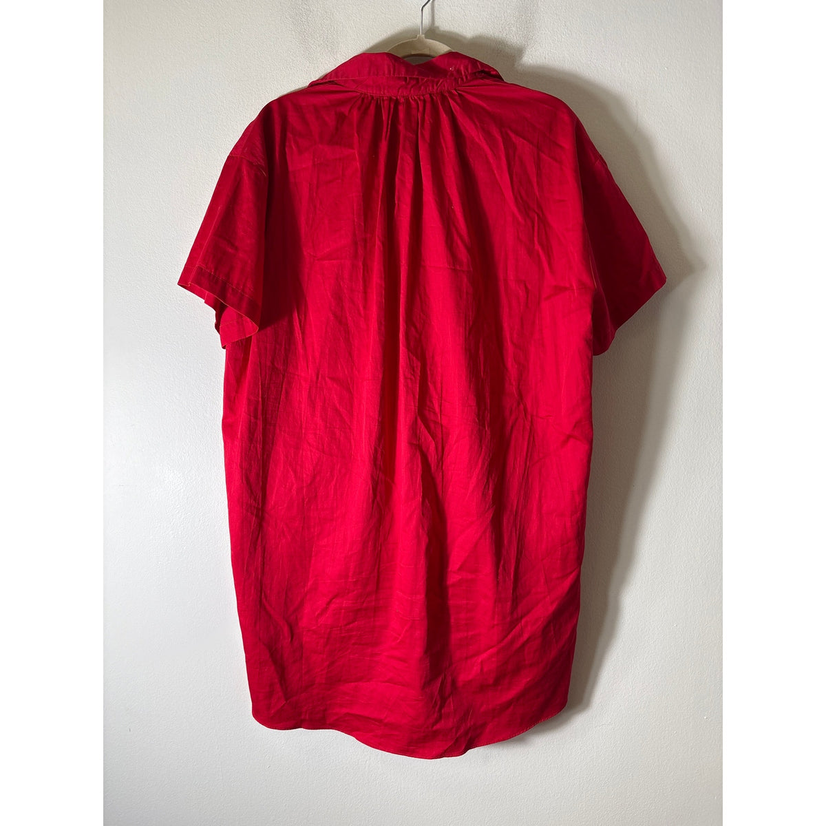 Pomander Place Classic Red Short Sleeve Knee Length Dress Sz M