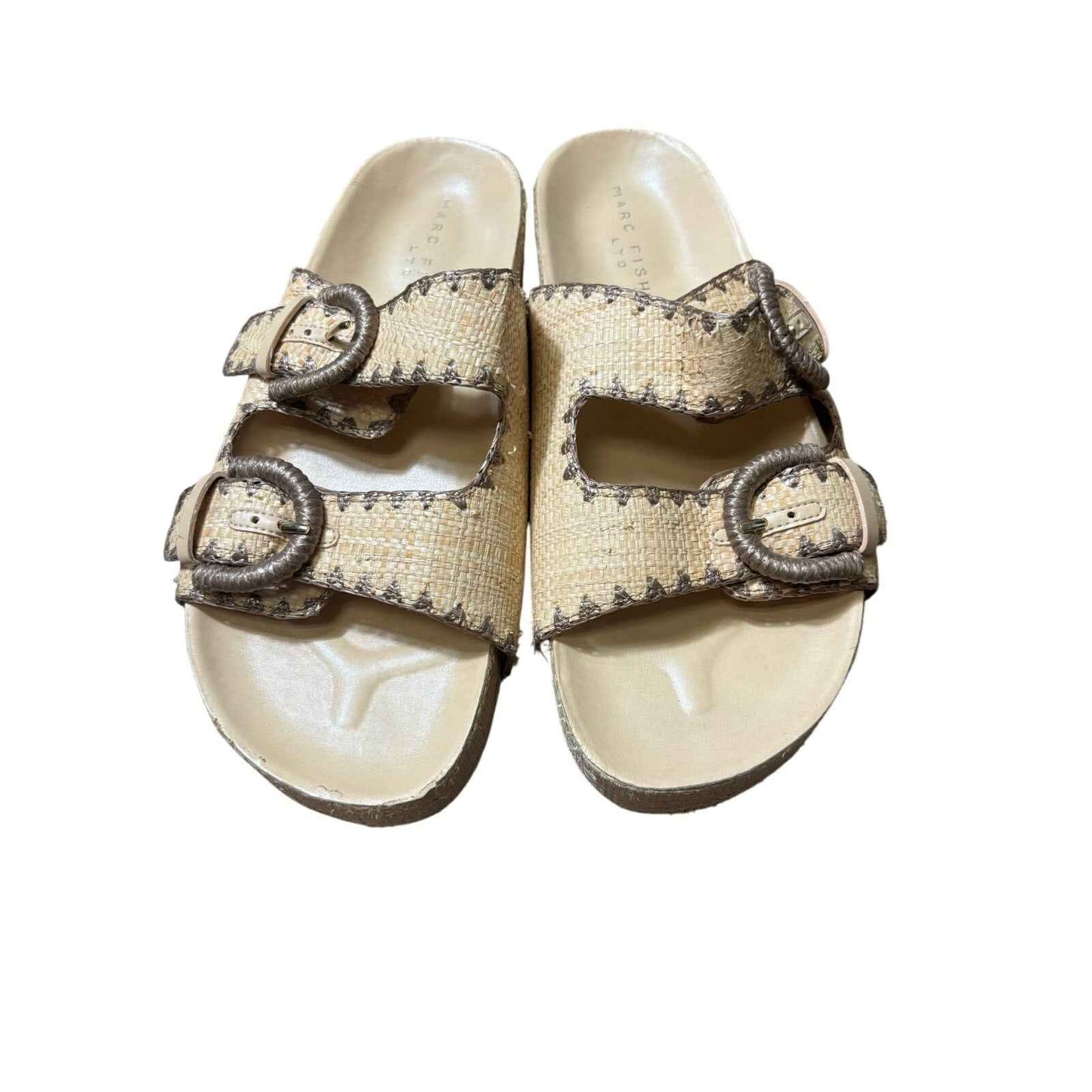 Marc Fisher Rafia Solea Sandals Sz 10