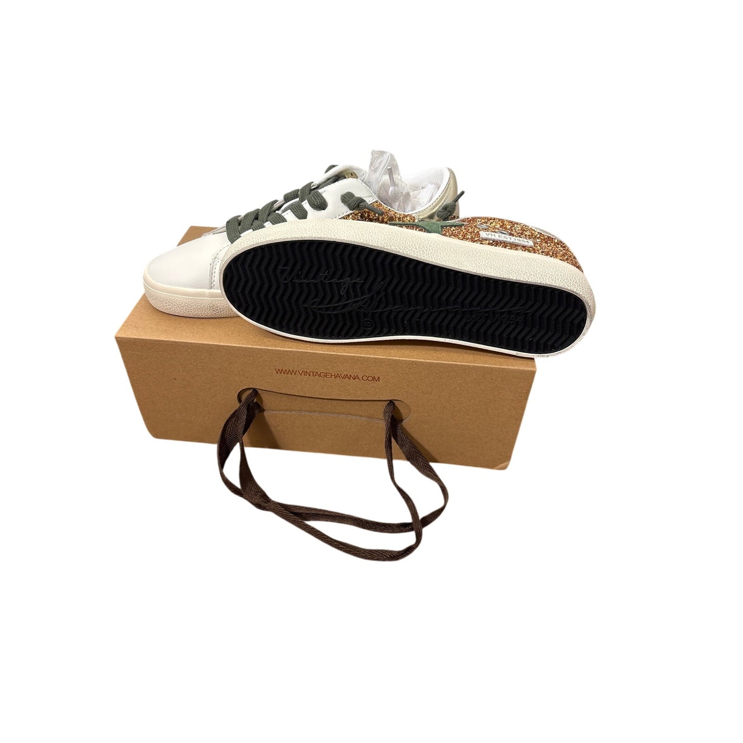 NIB Vintage Havannas Gold Flair Sz 8