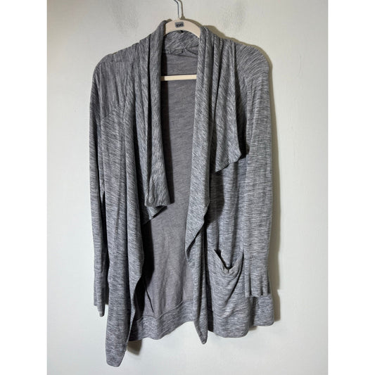 Athleta Grey Cardigan Sz S