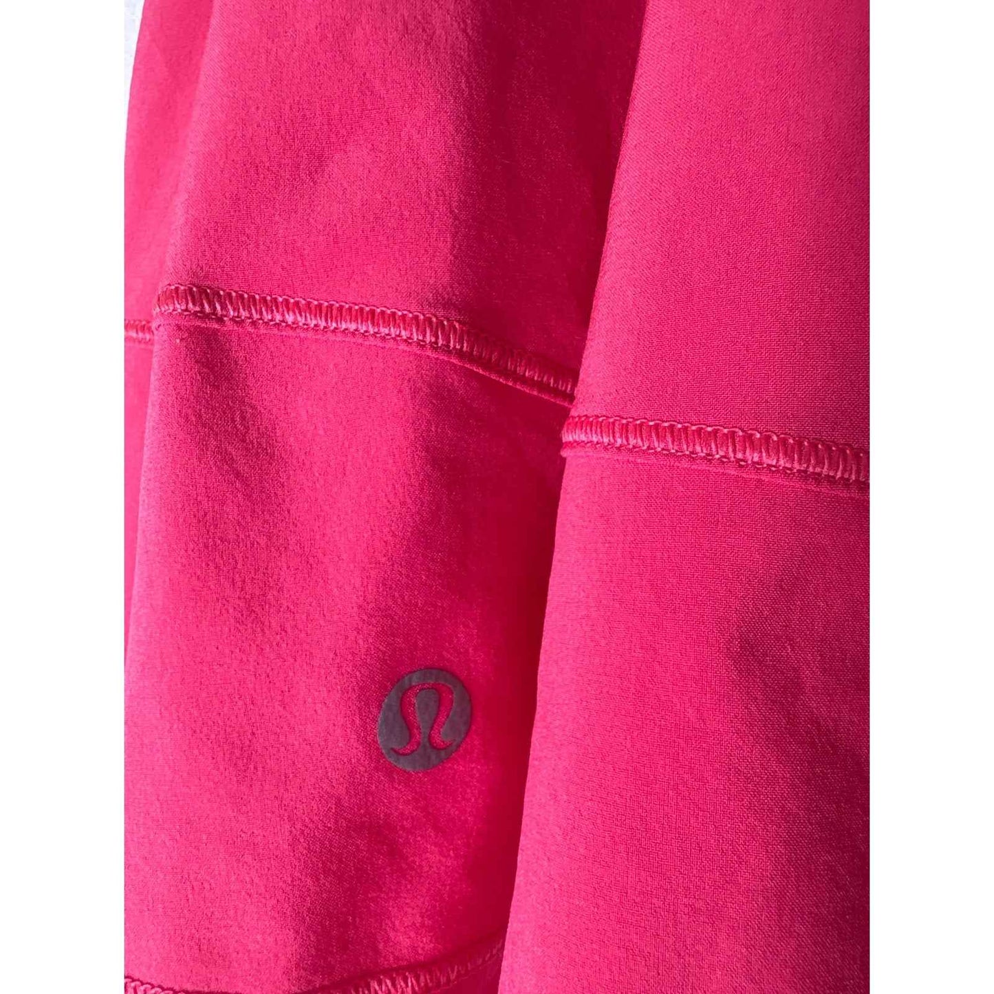 Lululmeon Bright Coral Tiered Tennis Skirt Sz 6