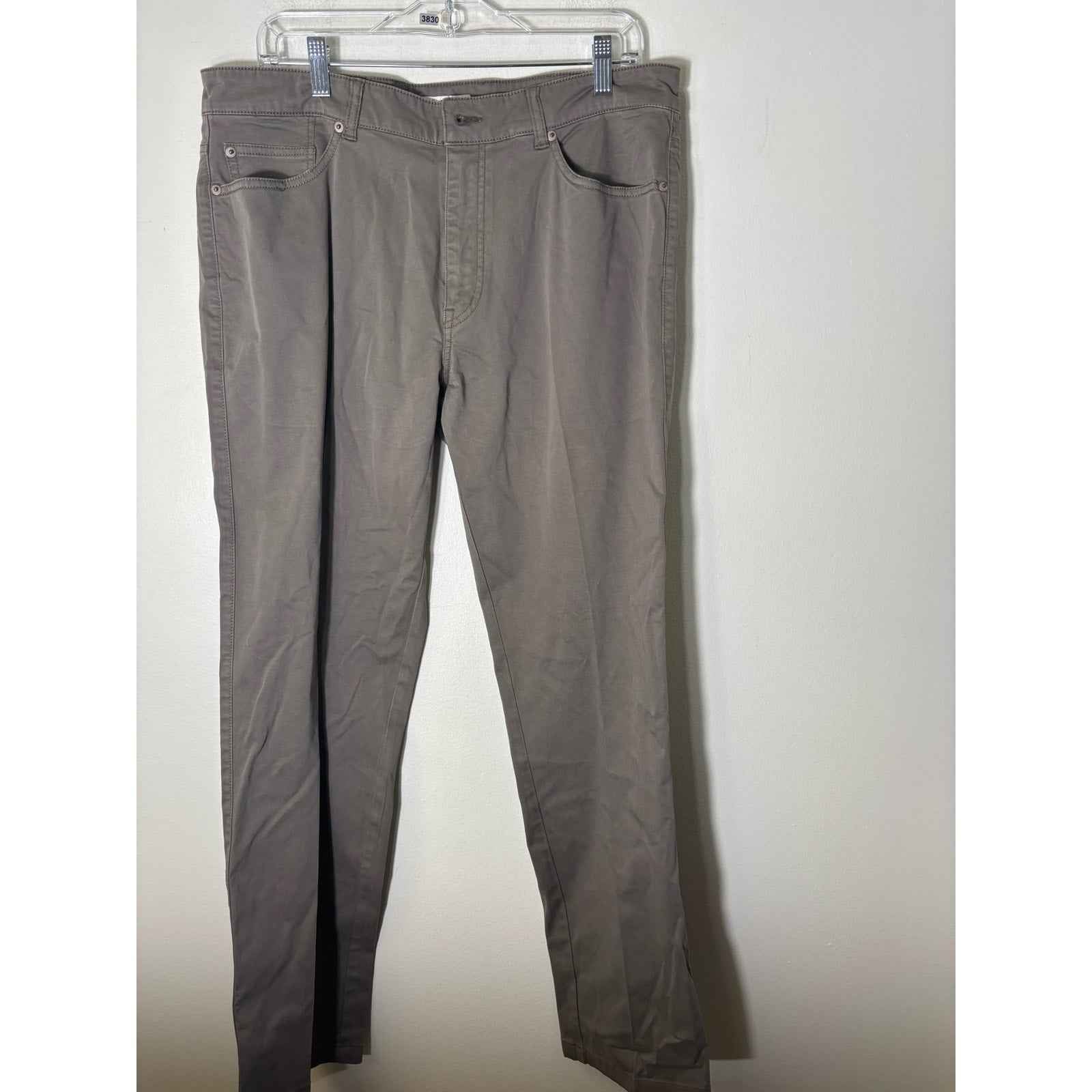 Men's Peter Millar Grayish Tan Cotton Pants Sz 36