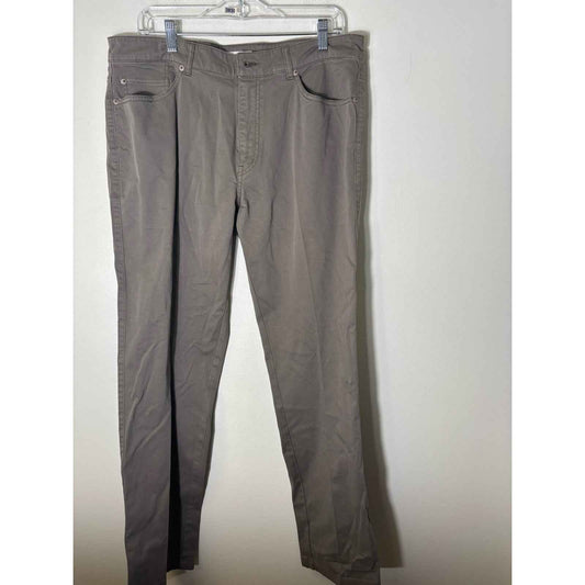 Men's Peter Millar Grayish Tan Cotton Pants Sz 36