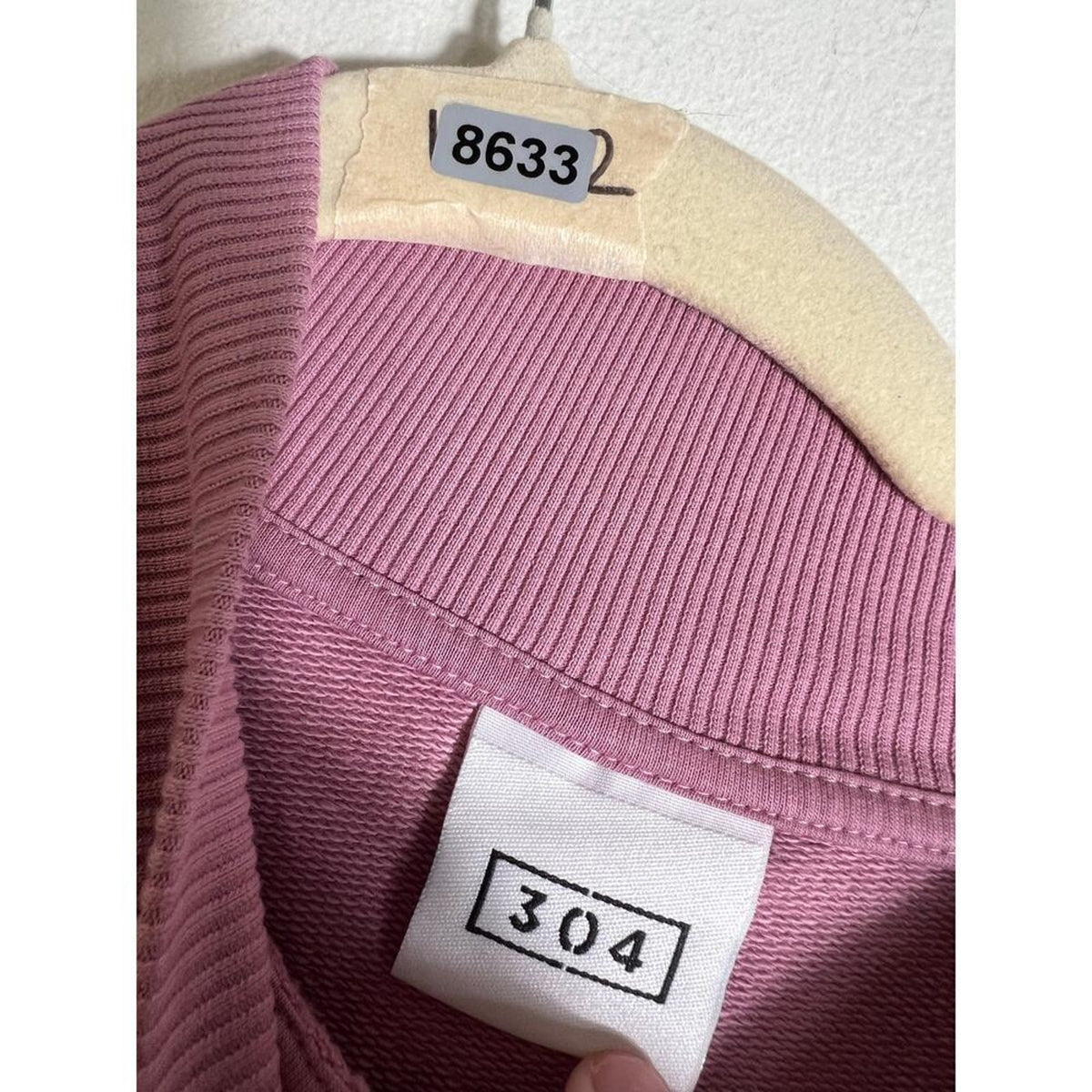 305 Mauve Cropped Sweatshirt XL