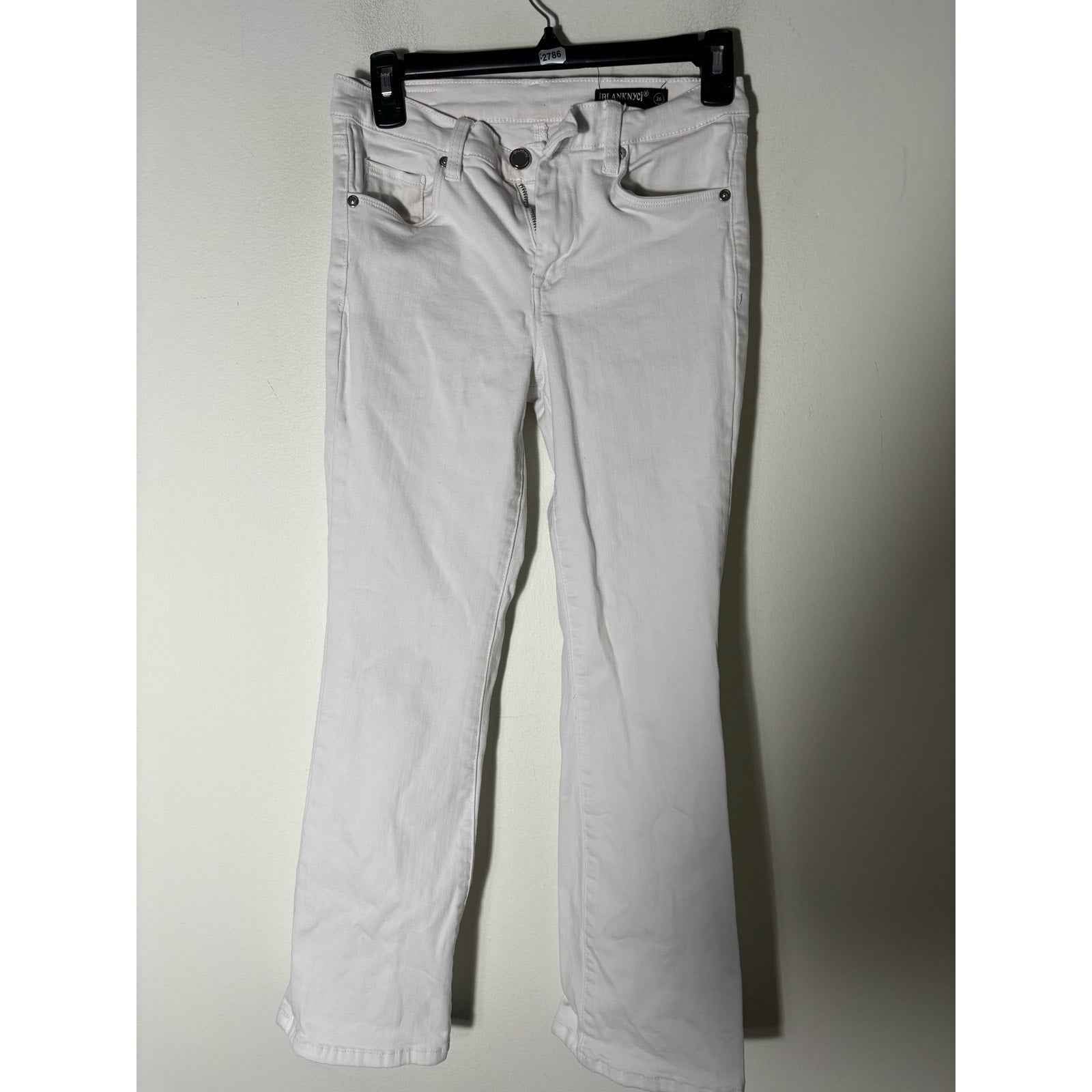 Blank NYC The Varick White Denim Sz 26