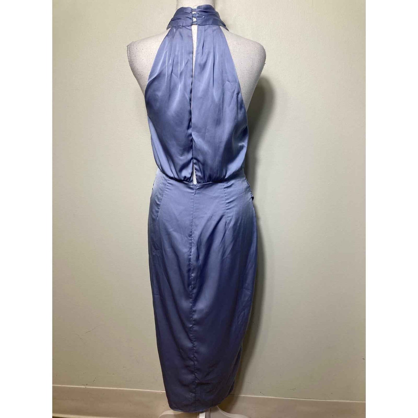 Do + Be Navy Blue Smocked Waist Mini Dress Sz M