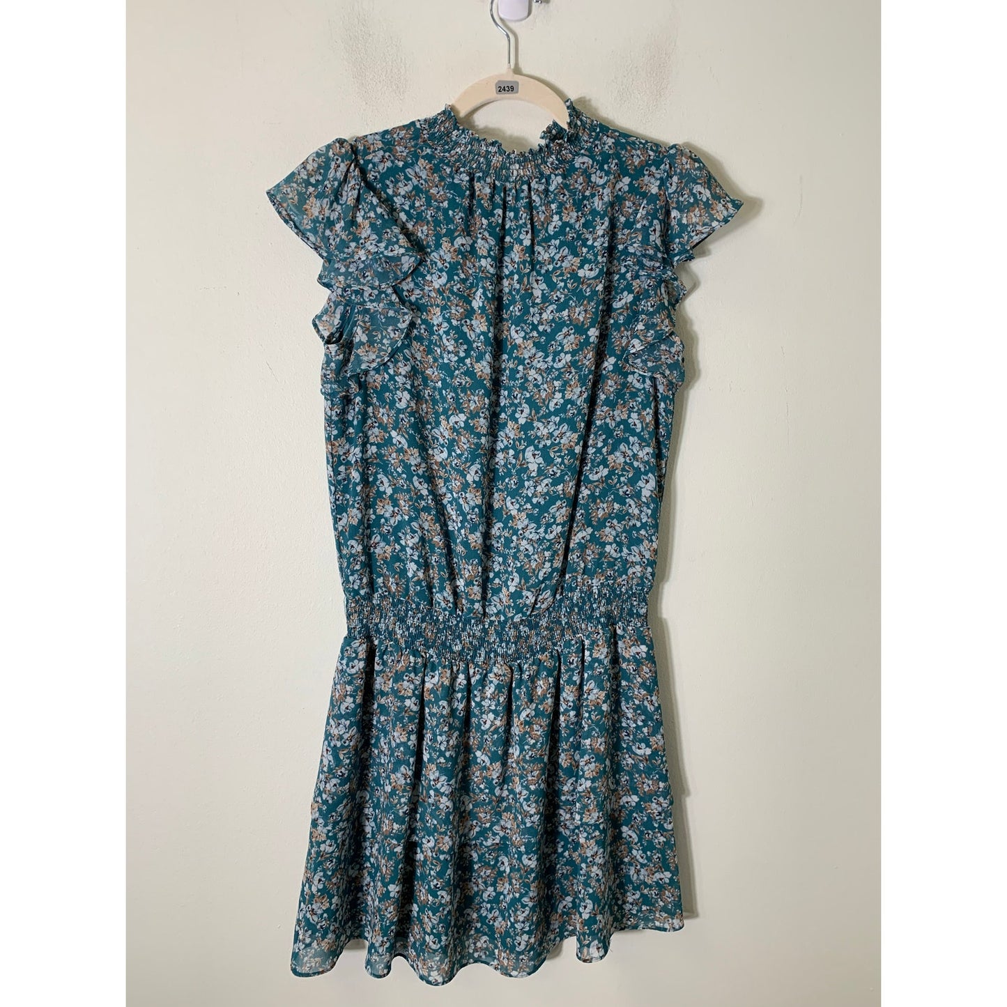 1. State Floral Print Sleeveless Dress Sz S
