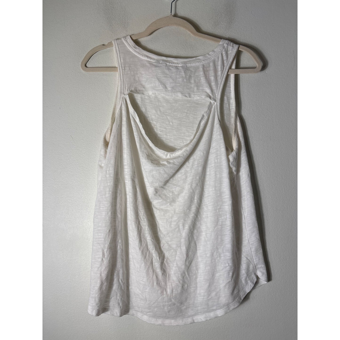 Athleta Cream Snake Print Athleisure Tank Sz S