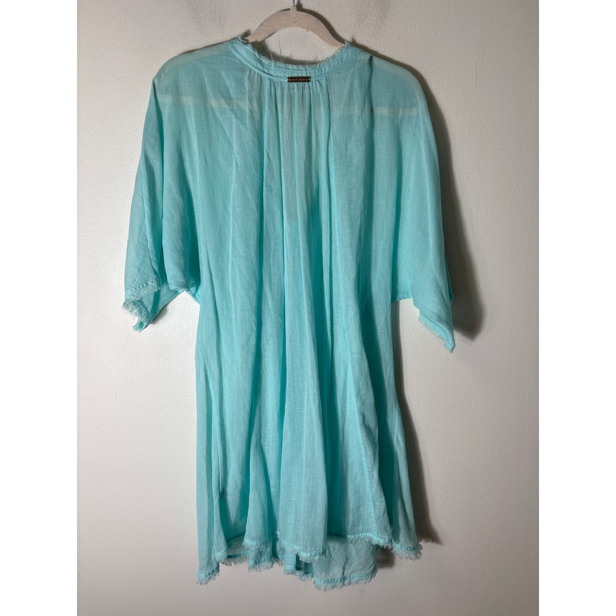 Heidi Klein Aqua Cover Up Dress Sz M/L