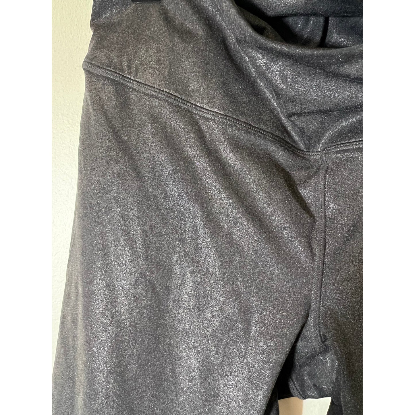Zella Shiny Black  Cropped Leggings Sz 3X
