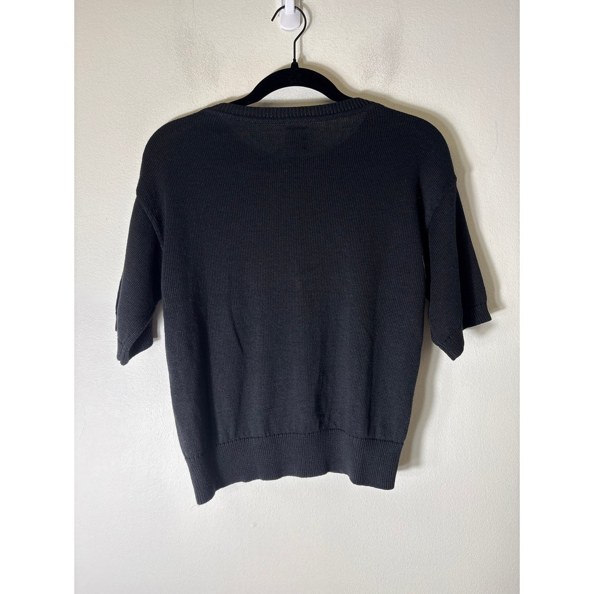 NWT Gap Black Light Weight Pullover Knit Top Sz XSP