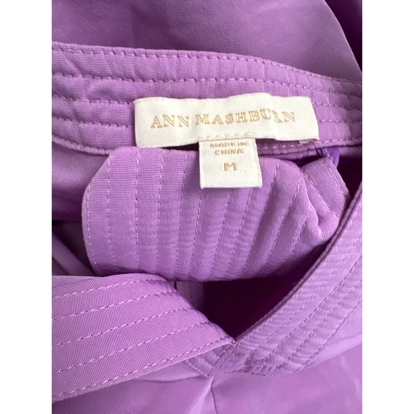 Ann Mashburn Lilac/Pink V Neck Maxi Dress Sz M