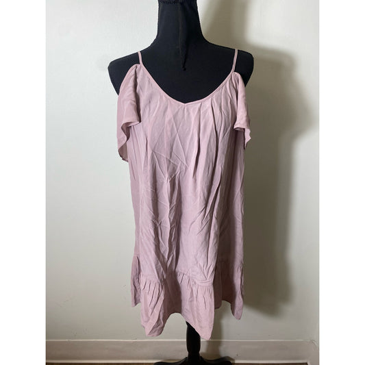Joie Light Purple Cold Shoulder Silk Mini Dress Sz S