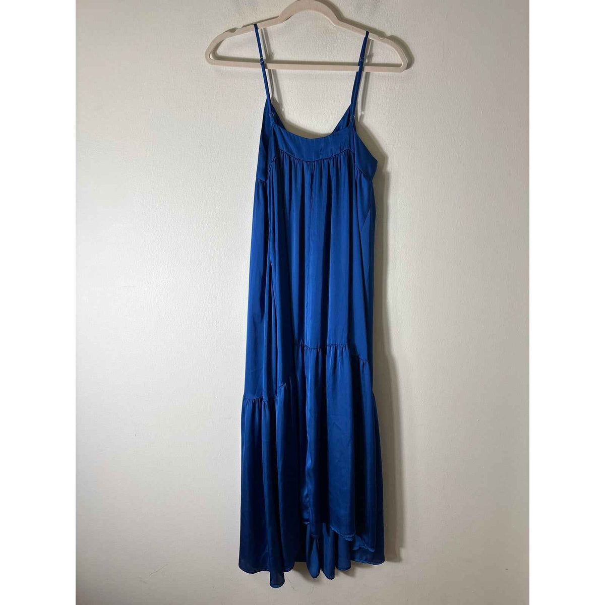 Fabrik Blue Cobolt Satiny Gown Sz M