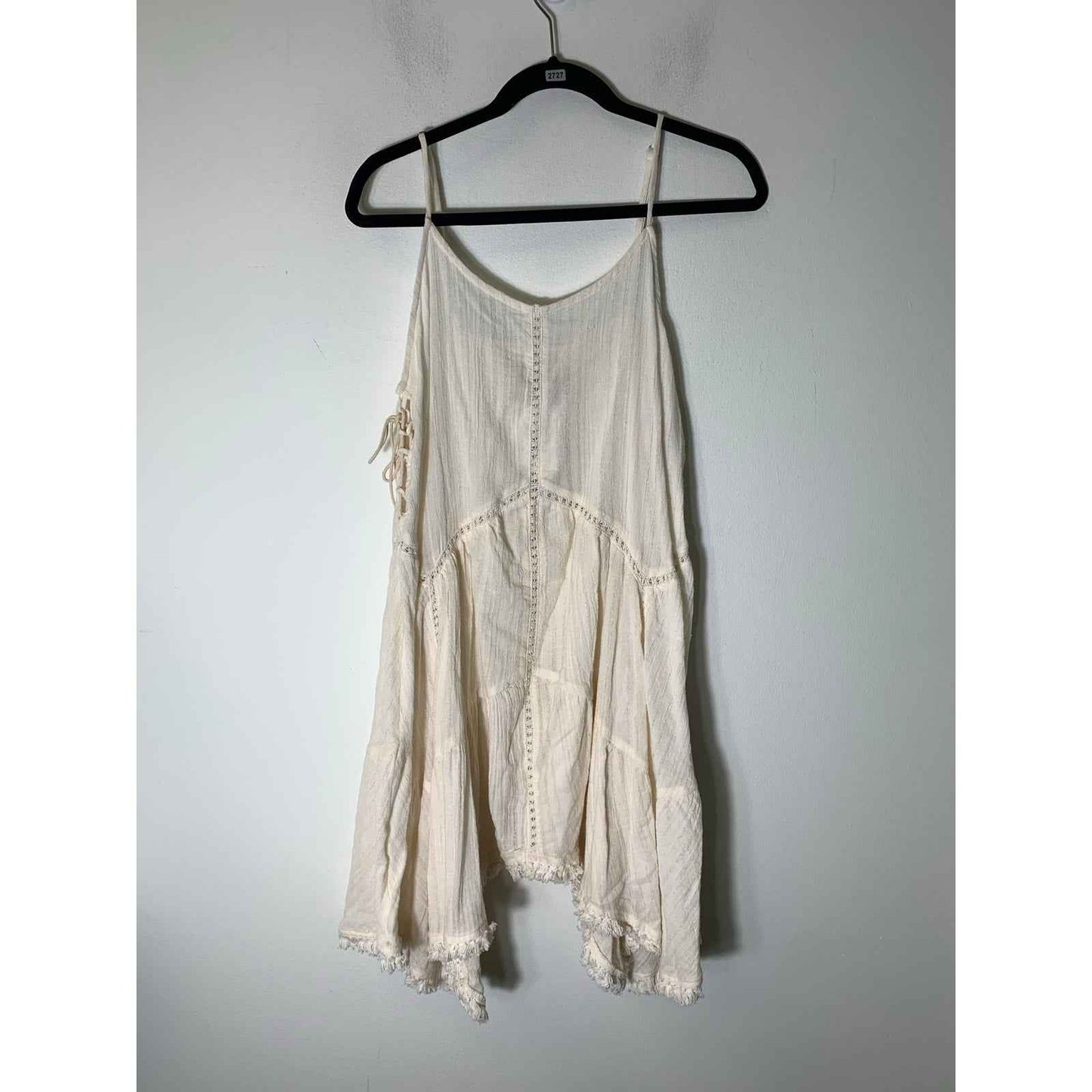 NWT Moon River Off White Cotton Sleeveless Sundress Sz M