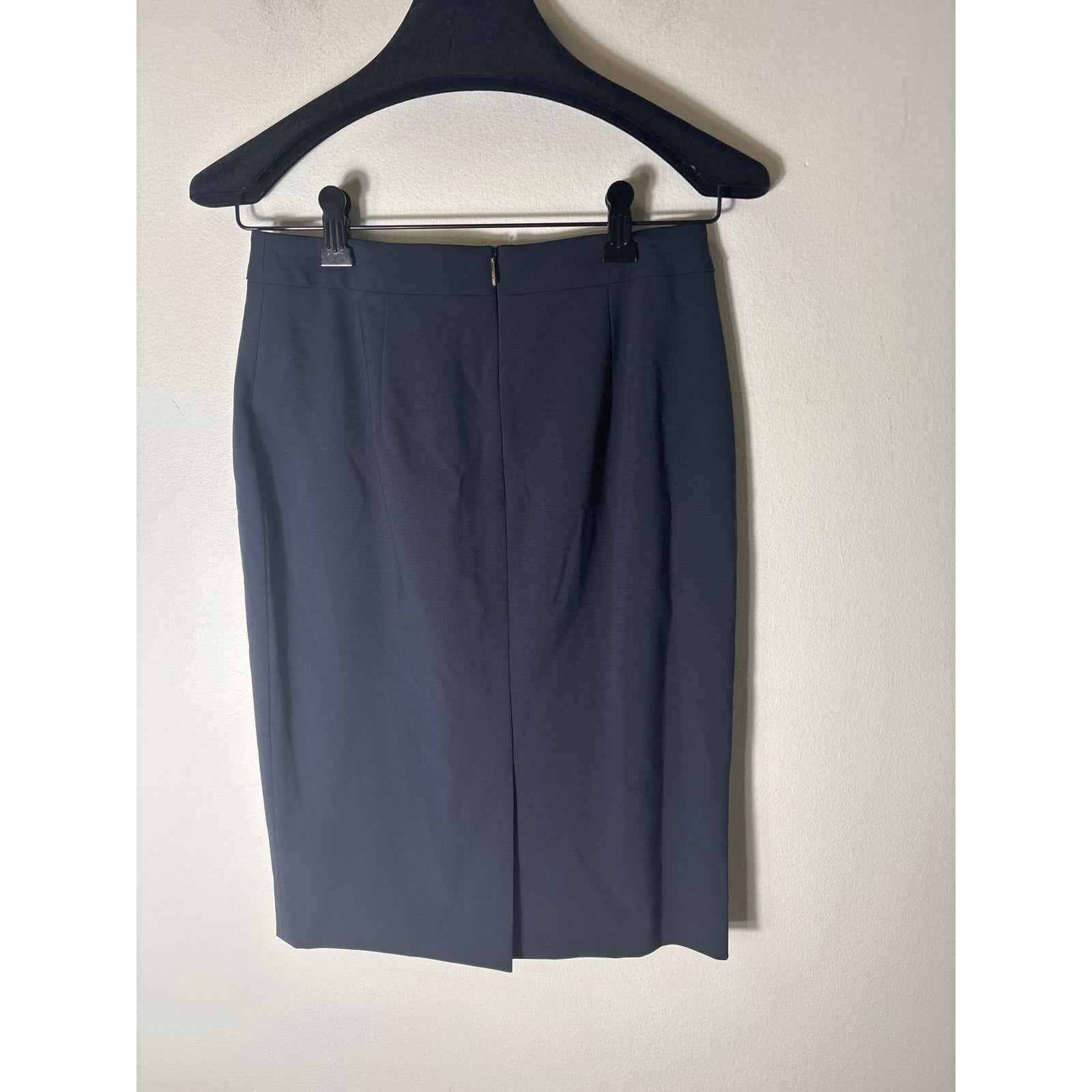 Boss Hugo Boss Black Pencil Skirt Suit Set Sz 2