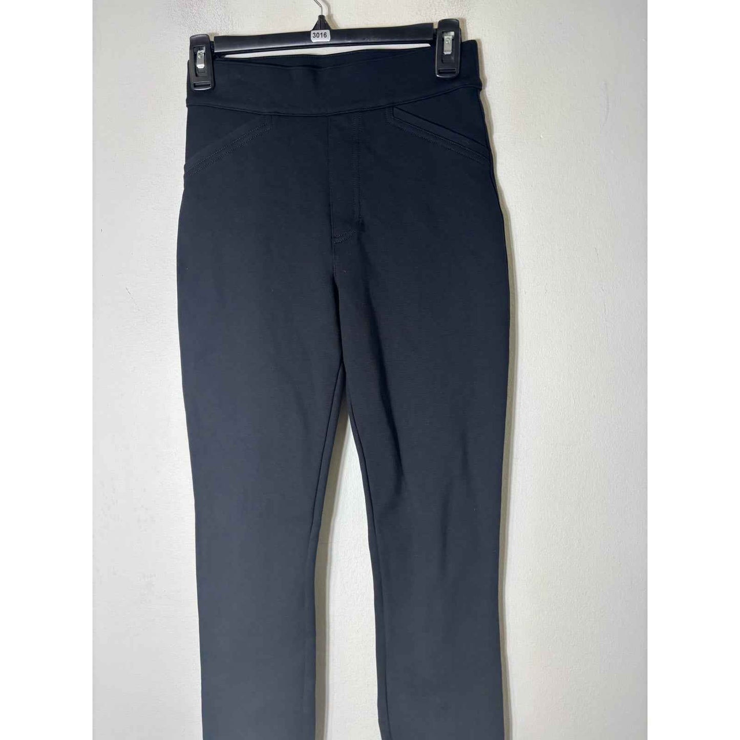 Spanx Black Pull On Skinny Ankle Pants Sz XS