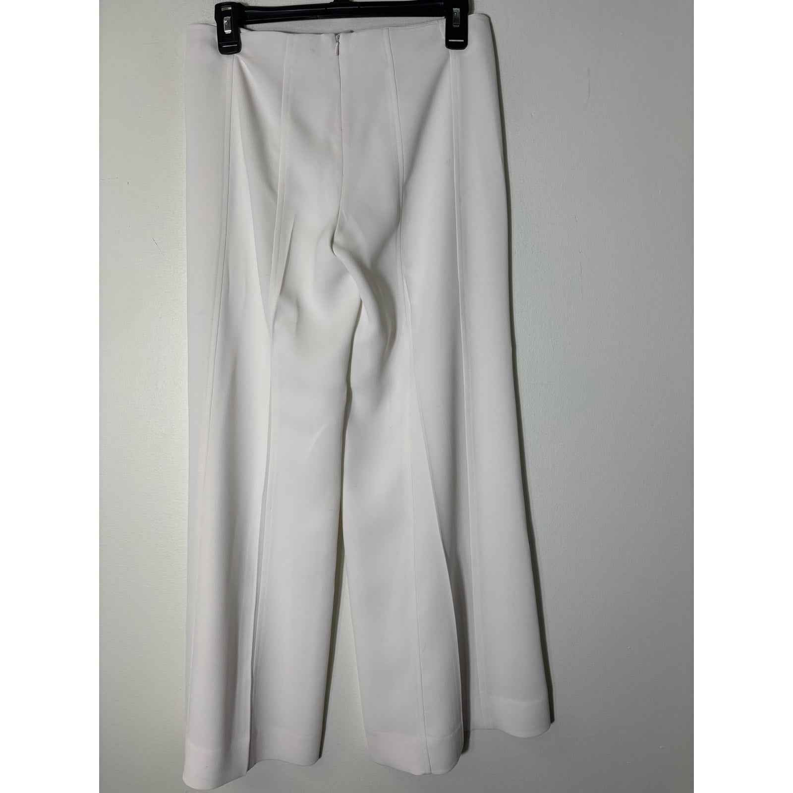 Yansi Fugel Off White Wide Leg Flowy Dressy Pants Sz 2