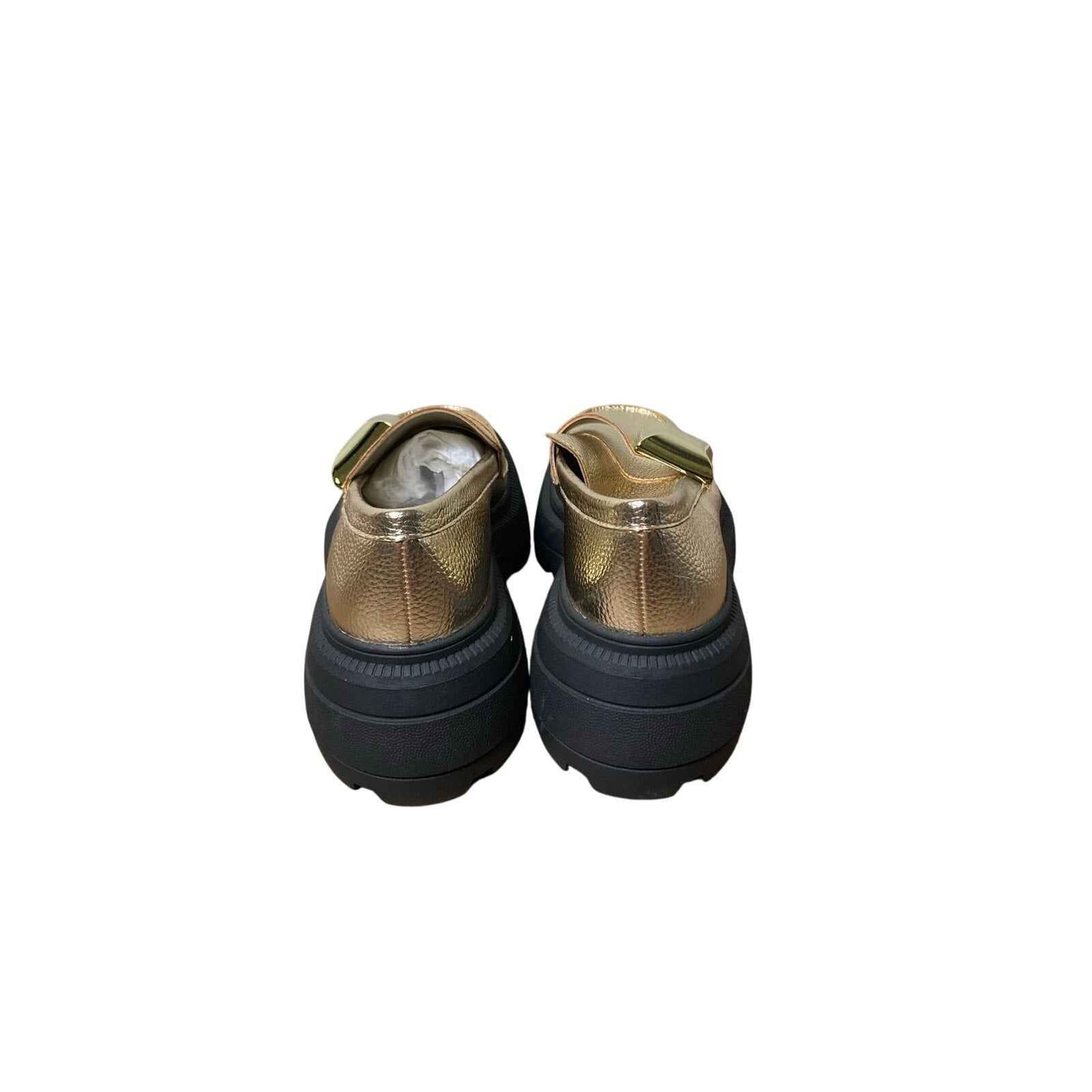 New w/o Box Katy Perry Gold Lug Shoes Sz 6