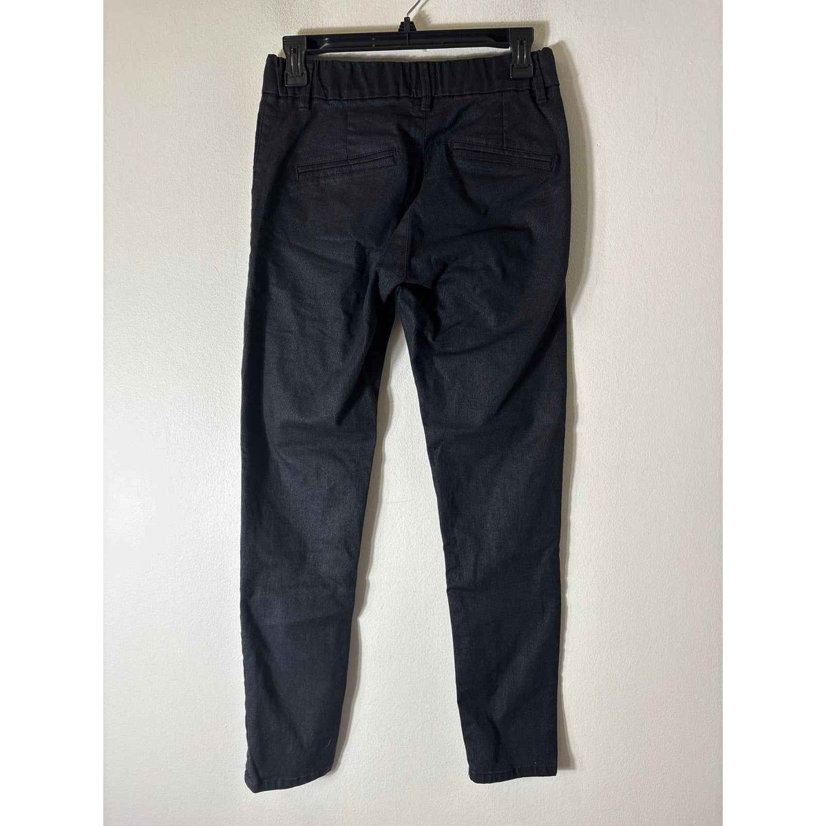 Bevy Flog Black Pull On Slim Leg Pants sz 28