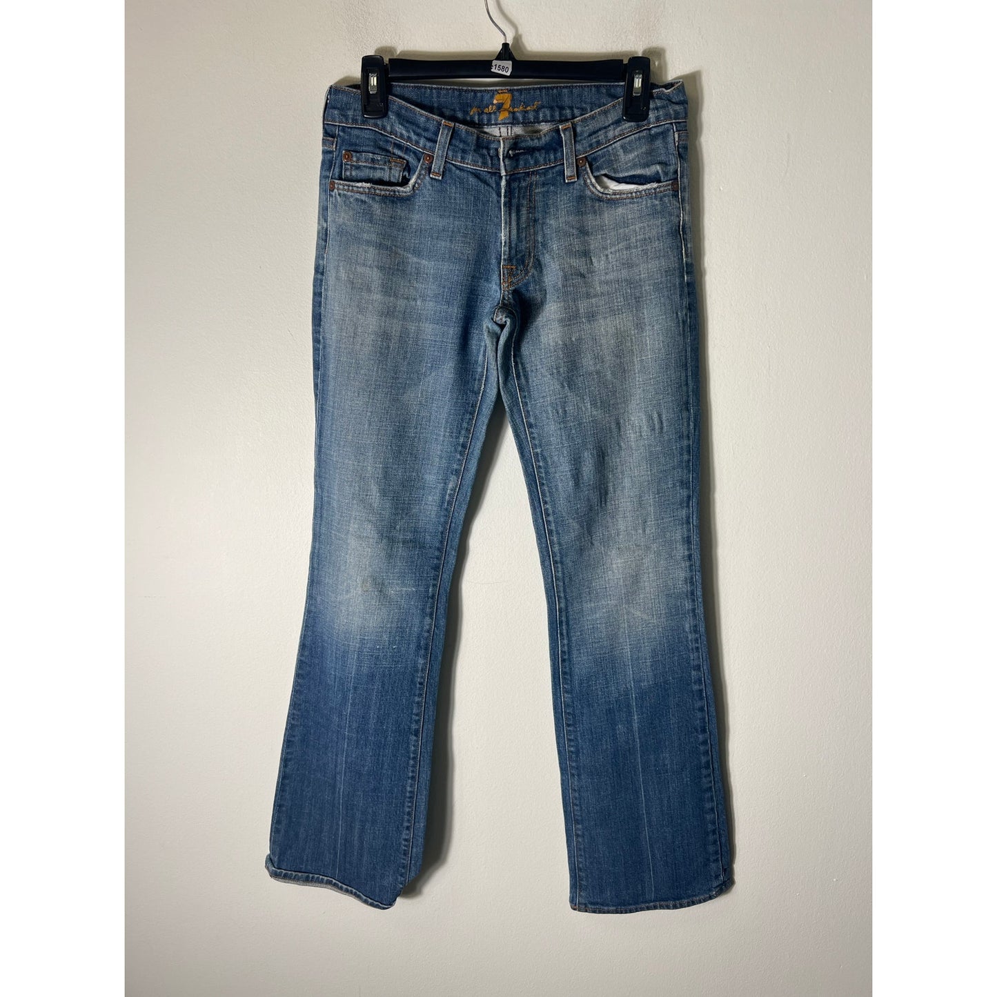7 for All Mankind Bootcut Blue Jeans Sz 28