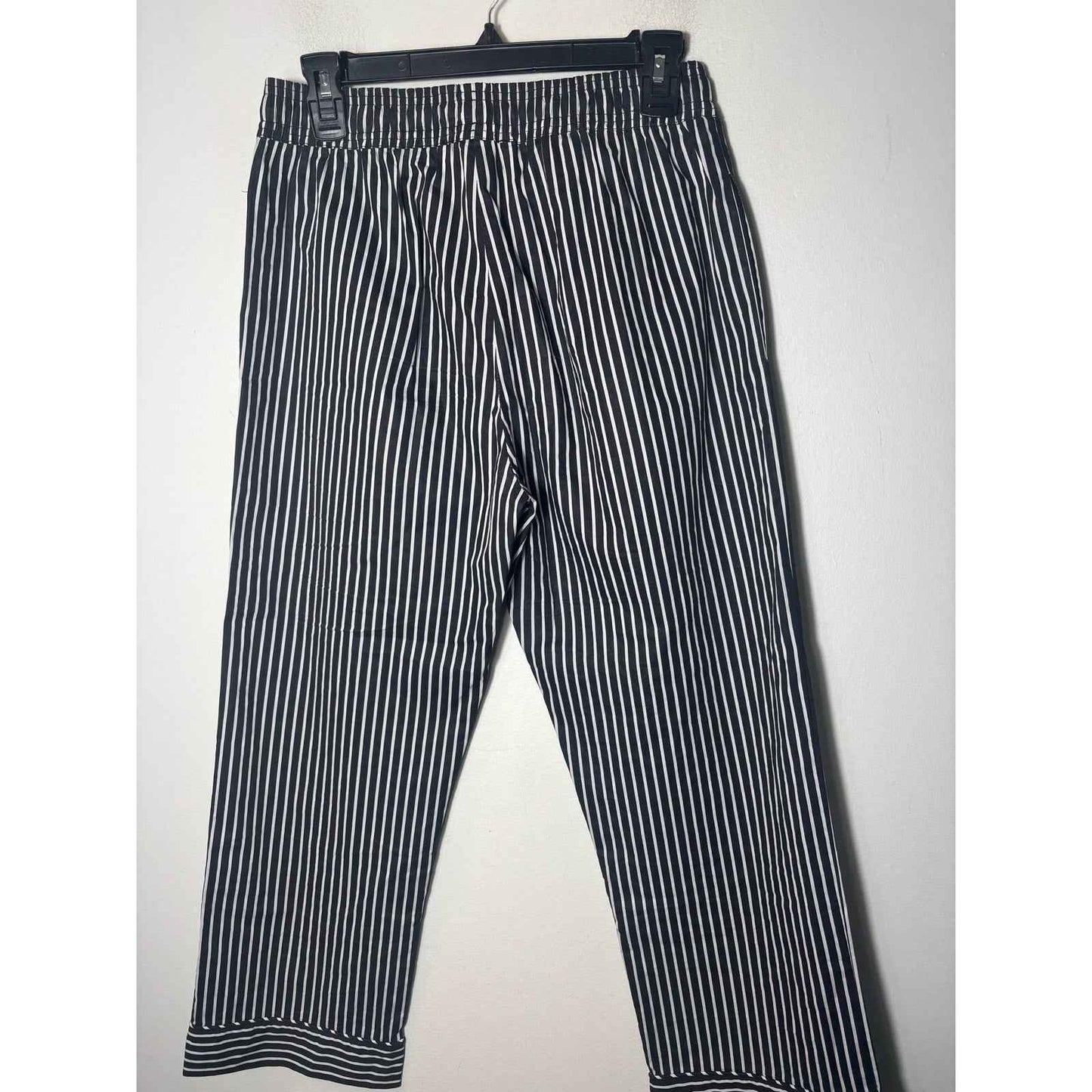 Buru Black and White Drawstring pants Sz S